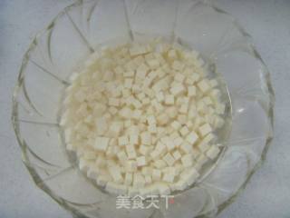 荠菜豆腐羹的做法步骤：1