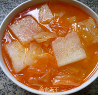 酸辣菜冬瓜汤的做法步骤：10
