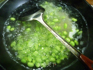 醉麸拌毛豆的做法步骤：5