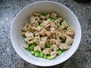 醉麸拌毛豆的做法步骤：7