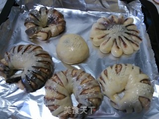 花样豆沙包的做法步骤：9