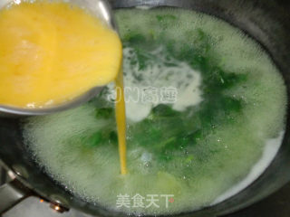芹菜叶蛋花汤的做法步骤：6