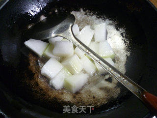 千张结烧冬瓜的做法步骤：4
