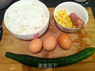 让剩米饭舞起来-----美味蛋包酱饭的做法步骤：1