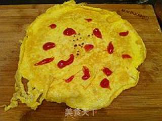 让剩米饭舞起来-----美味蛋包酱饭的做法步骤：14