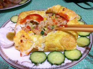 让剩米饭舞起来-----美味蛋包酱饭的做法步骤：18