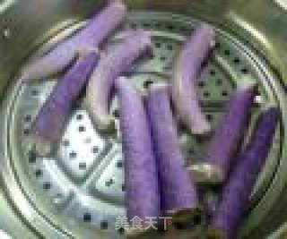 虾皮拌茄子的做法步骤：5