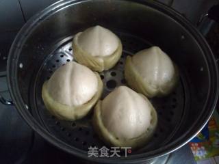 简版寿桃的做法步骤：16
