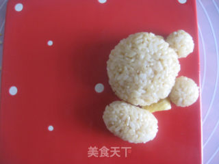 萌版小熊炒饭的做法步骤：6