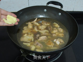 【干贝粉条炖土鸡】的做法步骤：5