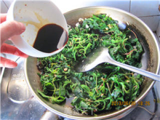 蒜末清炒野苋菜的做法步骤：9