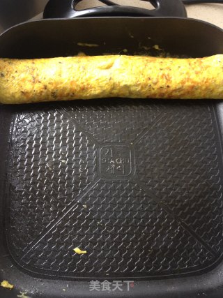 黄金鸡蛋卷的做法步骤：5
