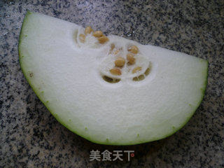 咸菜河虾冬瓜汤的做法步骤：1