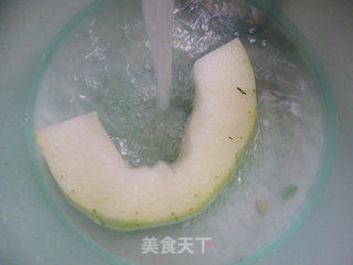 咸菜河虾冬瓜汤的做法步骤：3