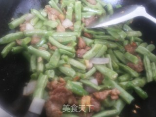 豆角蒸面的做法步骤：9