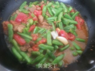 豆角蒸面的做法步骤：10