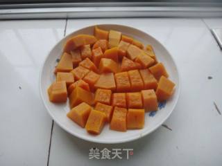 吃水果一样吃南瓜——杏仁南瓜的做法步骤：4