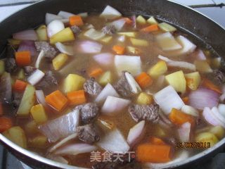 光灿灿的--咖喱牛肉的做法步骤：9