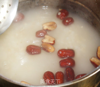 红枣麦片枸杞粥的做法步骤：6