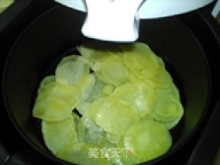 空气炸锅版炸土豆片的做法步骤：8