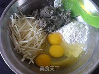 黑豆渣煎饼的做法步骤：7
