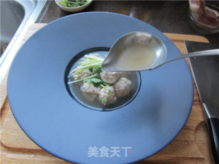 醋椒丸子汤的做法步骤：13