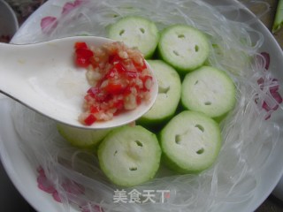 蒜蓉粉丝蒸丝瓜的做法步骤：5
