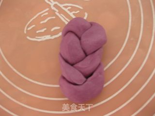 紫薯辫子馒头的做法步骤：9