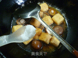 香菇烧油豆腐的做法步骤：10