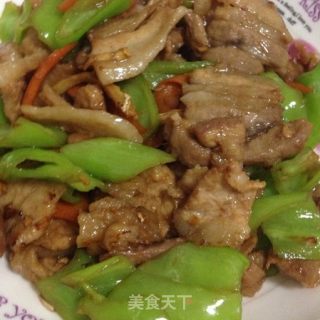 酱爆猪肉片的做法步骤：5