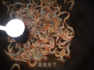 韭菜花炒河虾的做法步骤：4