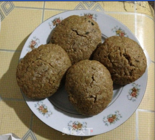 全麦麸皮小蒸饼的做法步骤：3