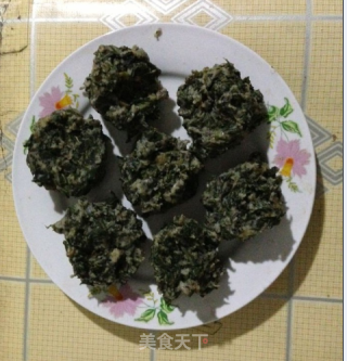 变废为宝＝黑豆渣苦菜丸的做法步骤：4