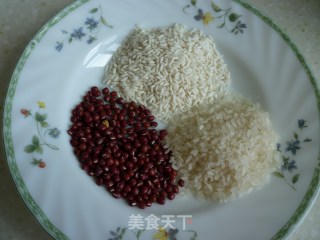 红豆米粥的做法步骤：1