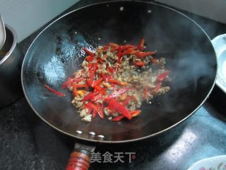 香芹炒肚丝的做法步骤：5