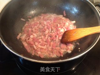 培根和鲜菇的做法步骤：2