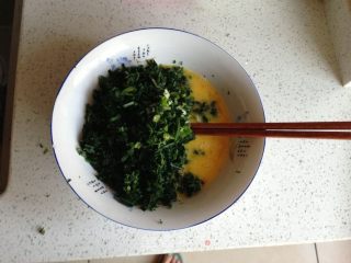 苦菜煎蛋的做法步骤：4