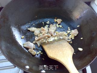 兰花肉片炒粉卷的做法步骤：4