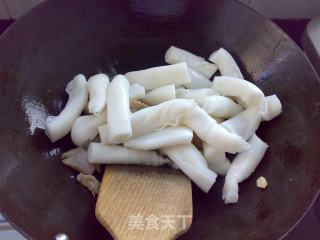兰花肉片炒粉卷的做法步骤：5