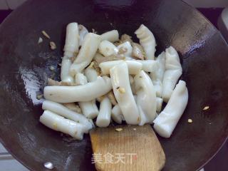 兰花肉片炒粉卷的做法步骤：6