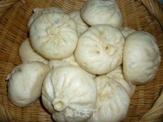 豆角鸡蛋木耳包子的做法步骤：15
