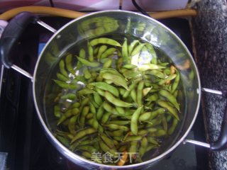 盐水毛豆的做法步骤：5