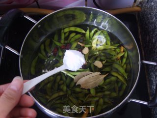 盐水毛豆的做法步骤：7