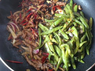 干煸油豆角的做法步骤：9
