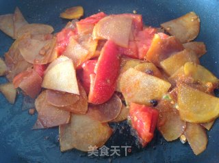番茄土豆片的做法步骤：6