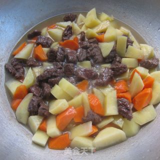 咖哩牛肉饭的做法步骤：6