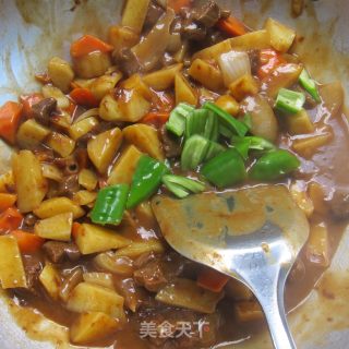 咖哩牛肉饭的做法步骤：8