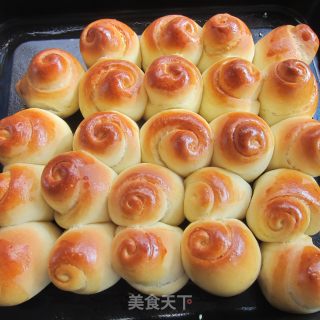 蜂蜜脆底小面包的做法步骤：10