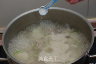 清热祛暑润肺生津喷香可口的美味汤汁—冬瓜丸子汤的做法步骤：17