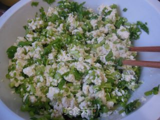茼蒿虾仁小豆腐的做法步骤：6